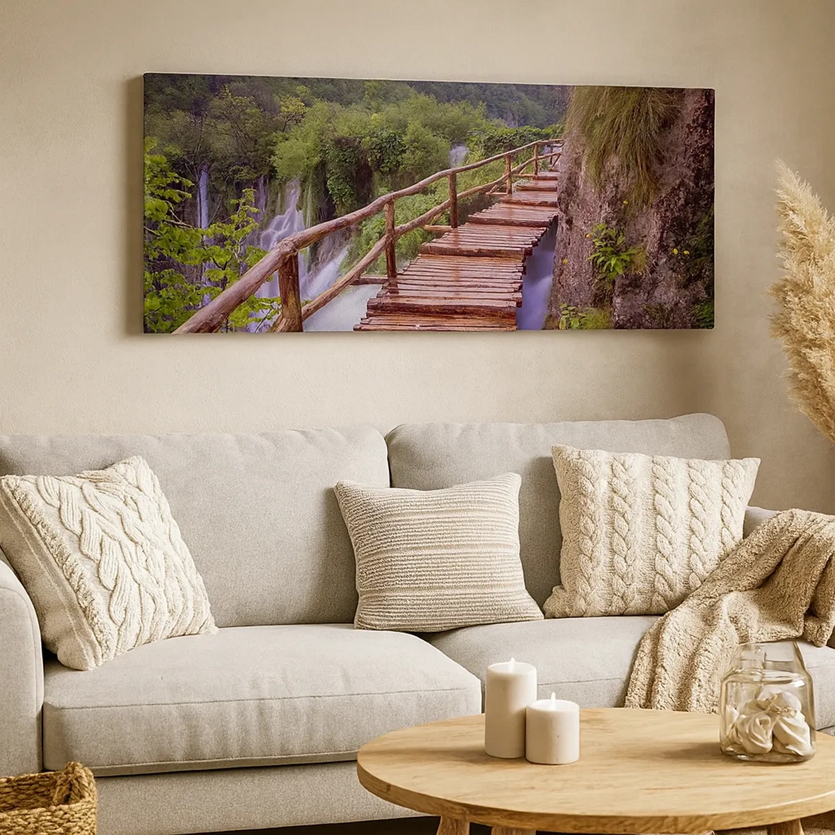 Lærredstryk - Billede på lærred - En utrolig skønhed - 30x30 cm