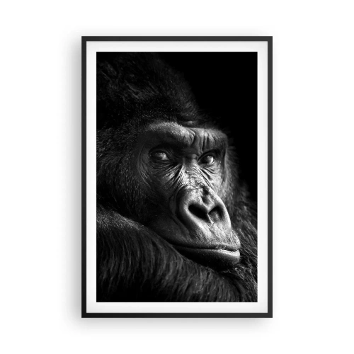 Plakat i sort ramme - Og hvad kigger du på? - 61x91 cm