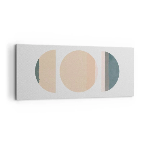 Lærredstryk - Billede på lærred - Hjul for hjul - 120x50 cm