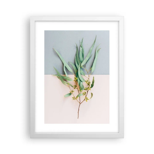 Plakat i hvid ramme - Pastelfarvernes subtilitet - 30x40 cm