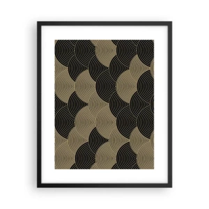 Plakat i sort ramme - Enhed i mangfoldighed - 40x50 cm