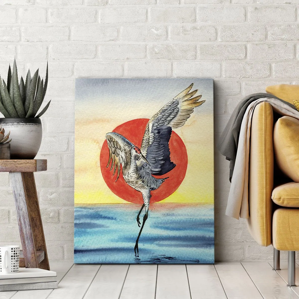 Lærredstryk - Billede på lærred - Tid til at gå tilbage - 70x100 cm