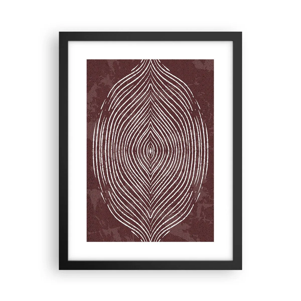 Plakat i sort ramme - Rummet taler - 30x40 cm