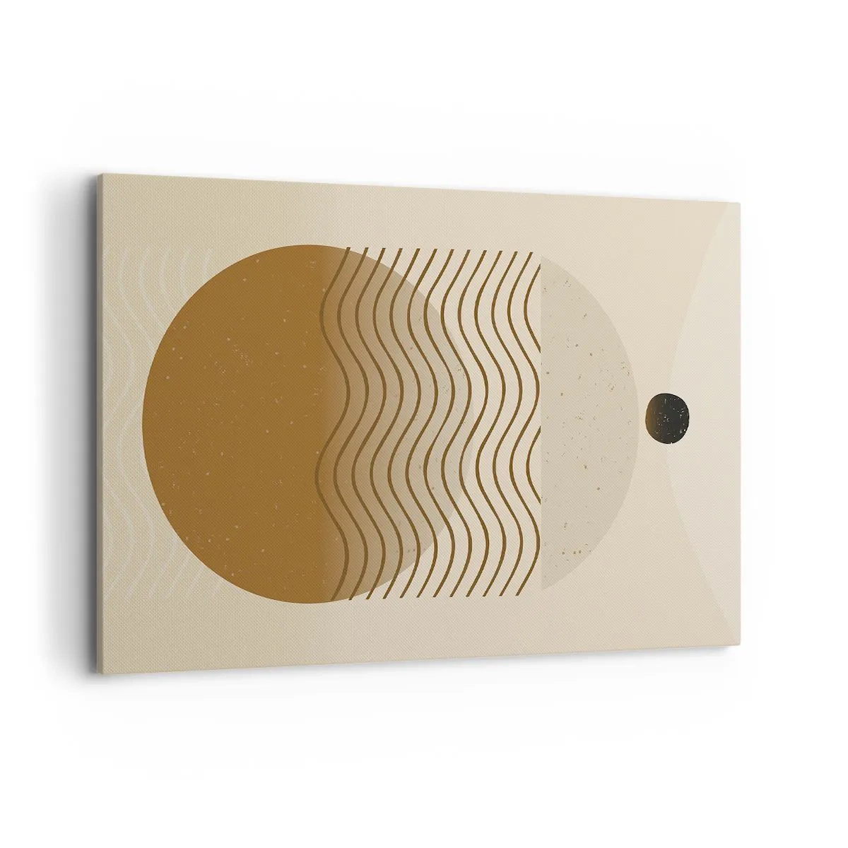 Lærredstryk - Billede på lærred - Om geometriske figurers oprindelse - 120x80 cm