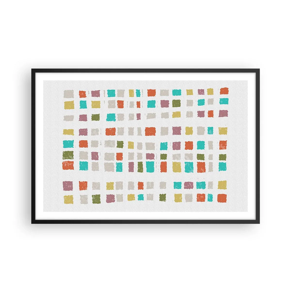 Plakat i sort ramme - Ukendt leg - 91x61 cm