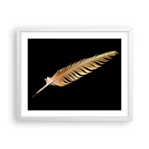 Plakat i hvid ramme - Det er ikke nogen ringe præstation, at den... - 50x40 cm