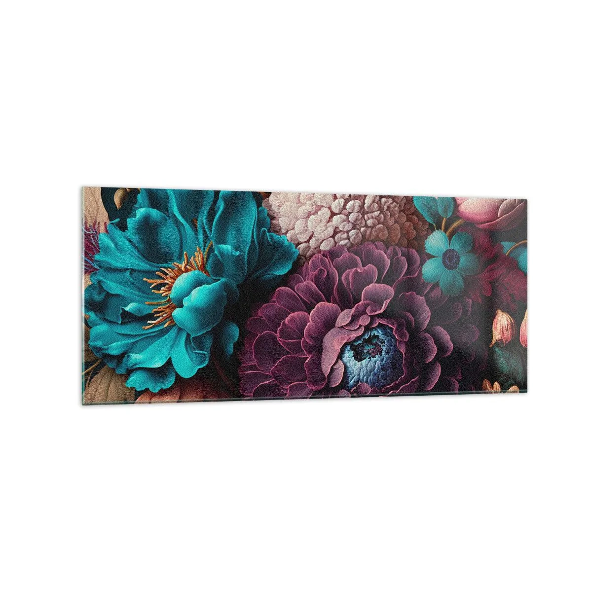 Billede på glas - Natur i overflod - 120x50 cm