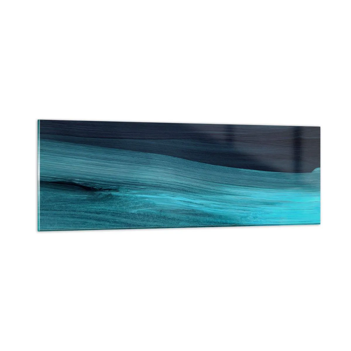 Billede på glas - Svøm med strømmen - 90x30 cm