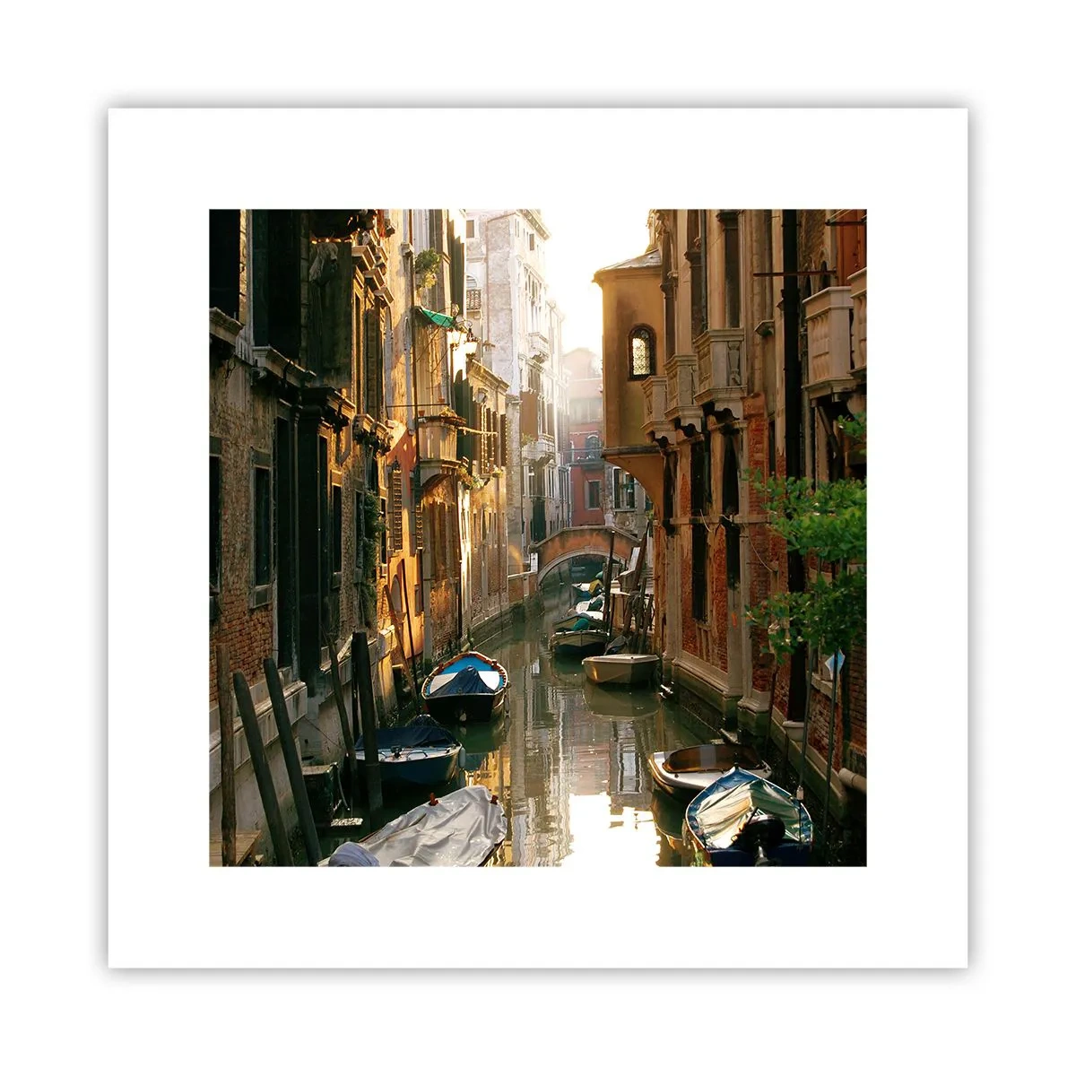 Plakat - I en venetiansk baggyde - 30x30 cm