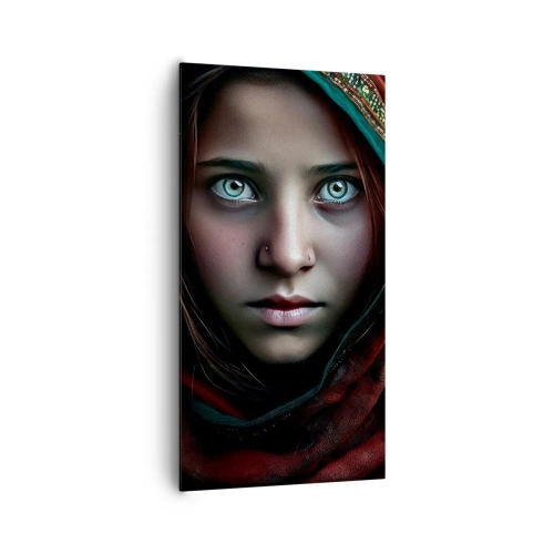 Lærredstryk - Billede på lærred - Østens prinsesse - 65x120 cm