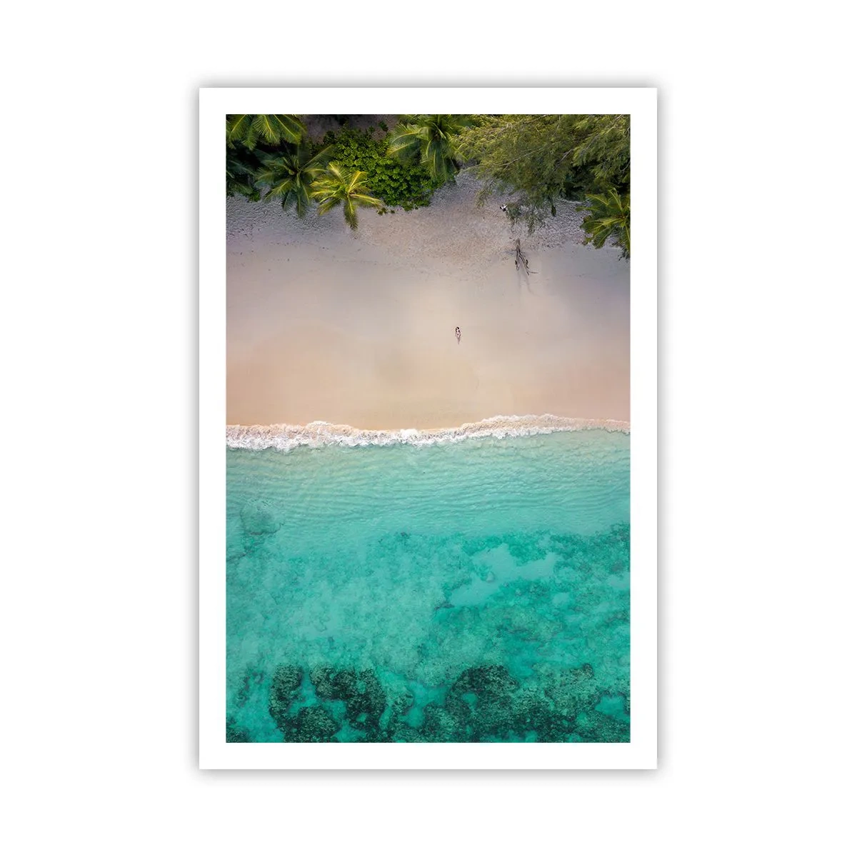 Plakat - Paradis strand - 61x91 cm