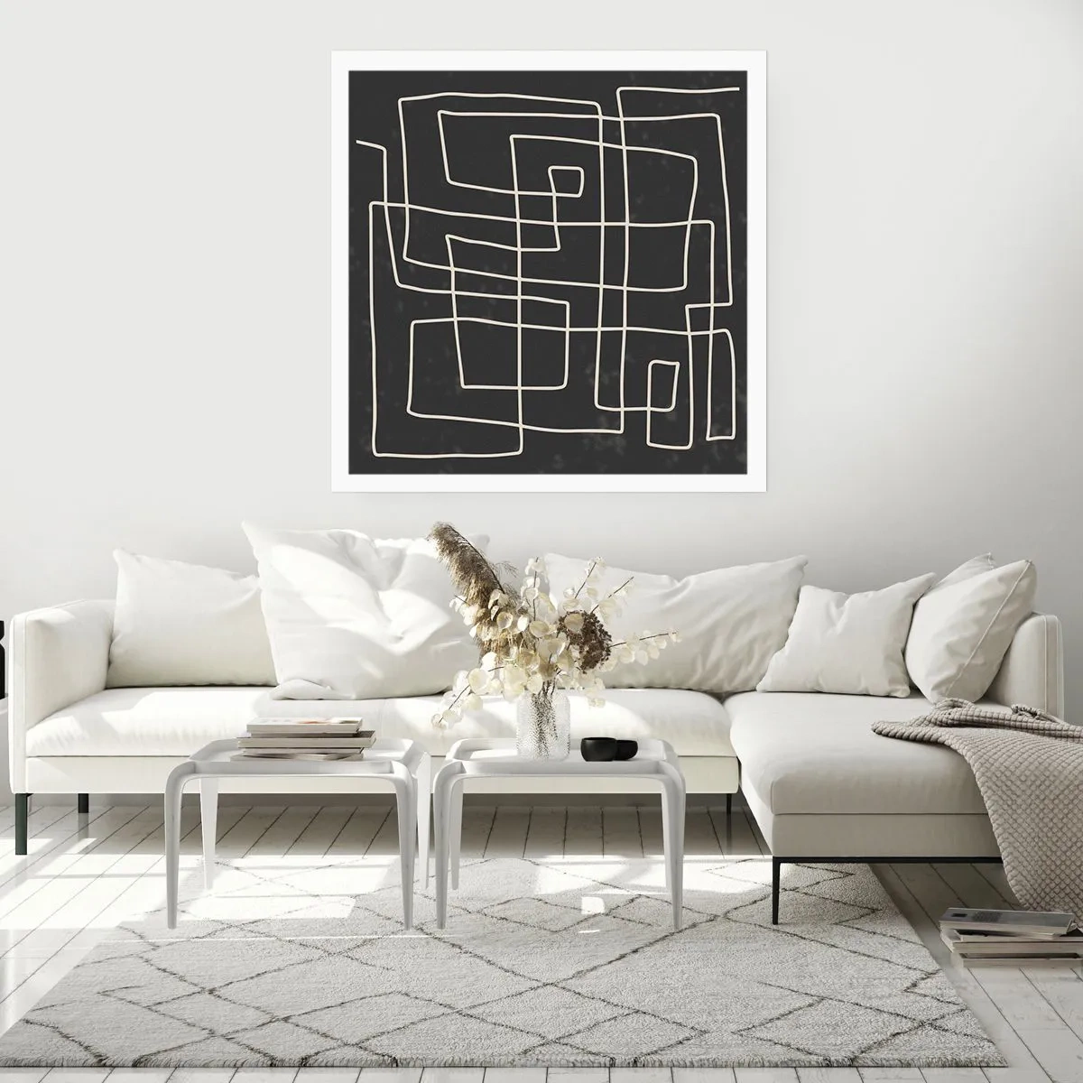 Plakat - Ikke helt så enkel - 30x30 cm