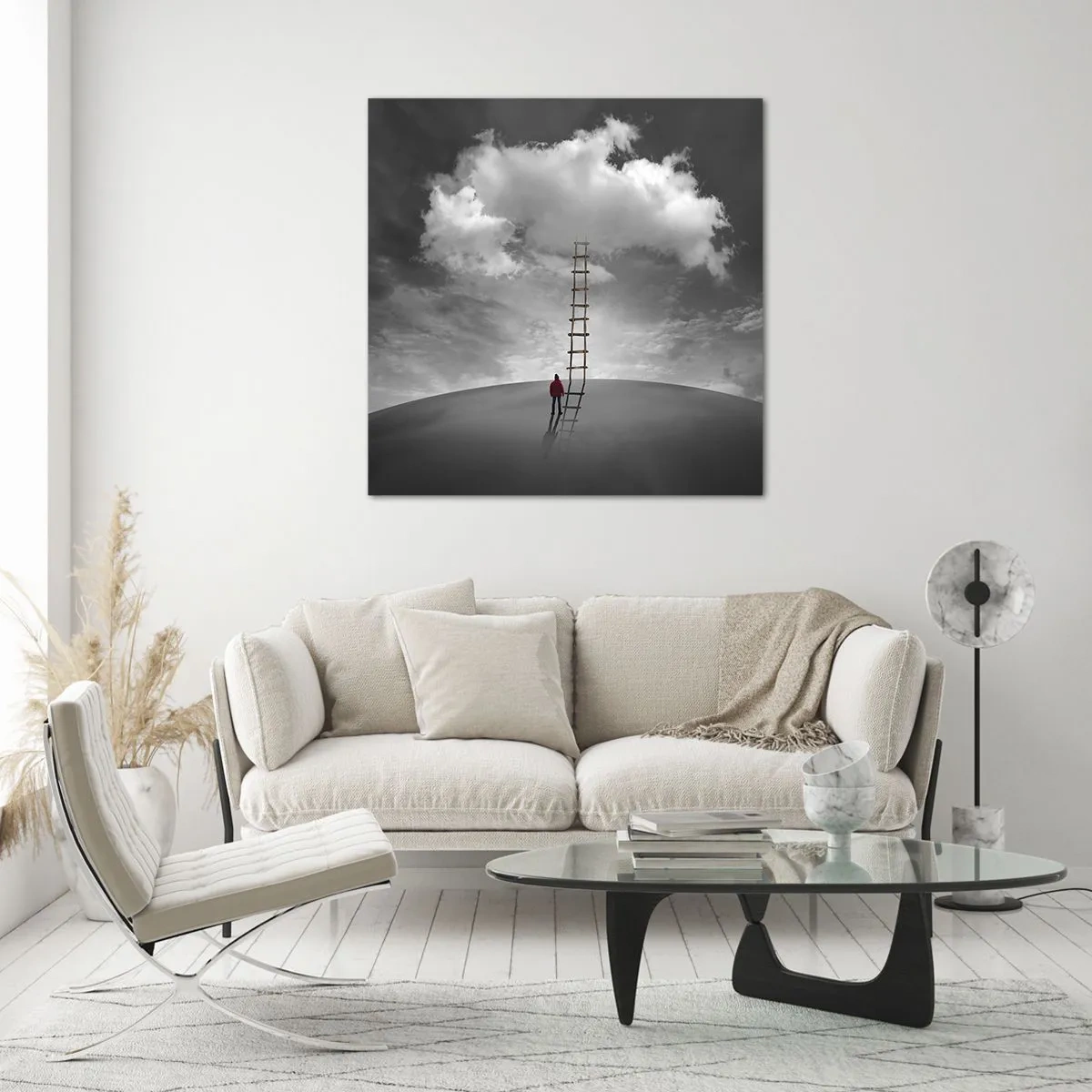 Billede på glas - Alt er muligt - 70x70 cm