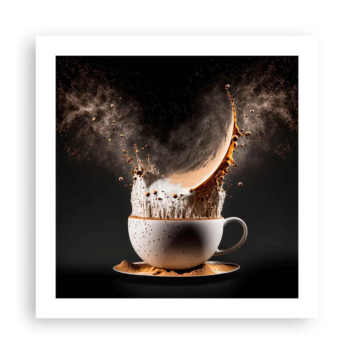 Plakat - En eksplosion af smag - 50x50 cm