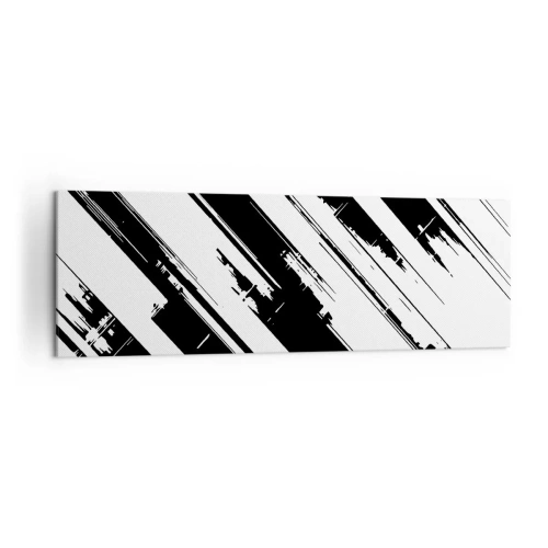 Lærredstryk - Billede på lærred - Intens og dynamisk komposition - 160x50 cm