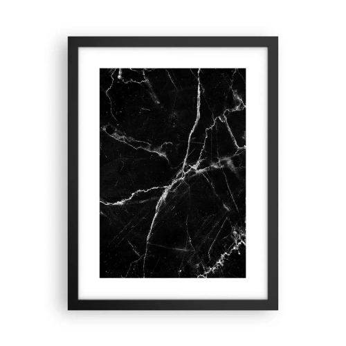 Plakat i sort ramme - Stenens hemmelige liv - 30x40 cm