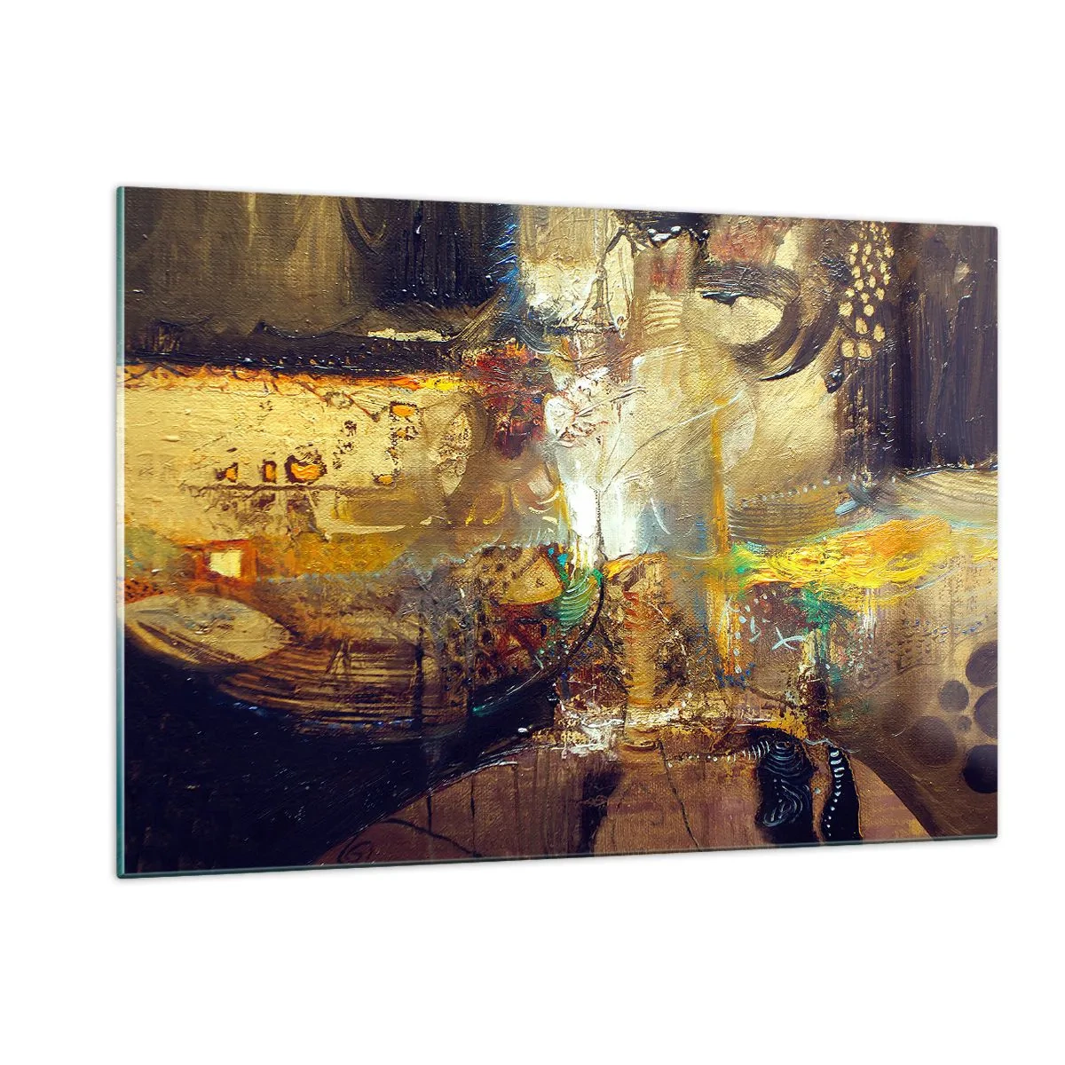 Billede på glas - Kold, varm, meget varm - 120x80 cm