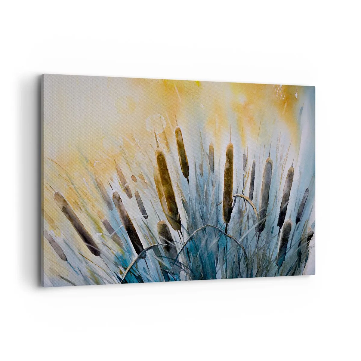Lærredstryk - Billede på lærred - Vandets kulde, solens varme - 120x80 cm
