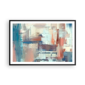 Plakat i sort ramme - At nå lyset - 91x61 cm