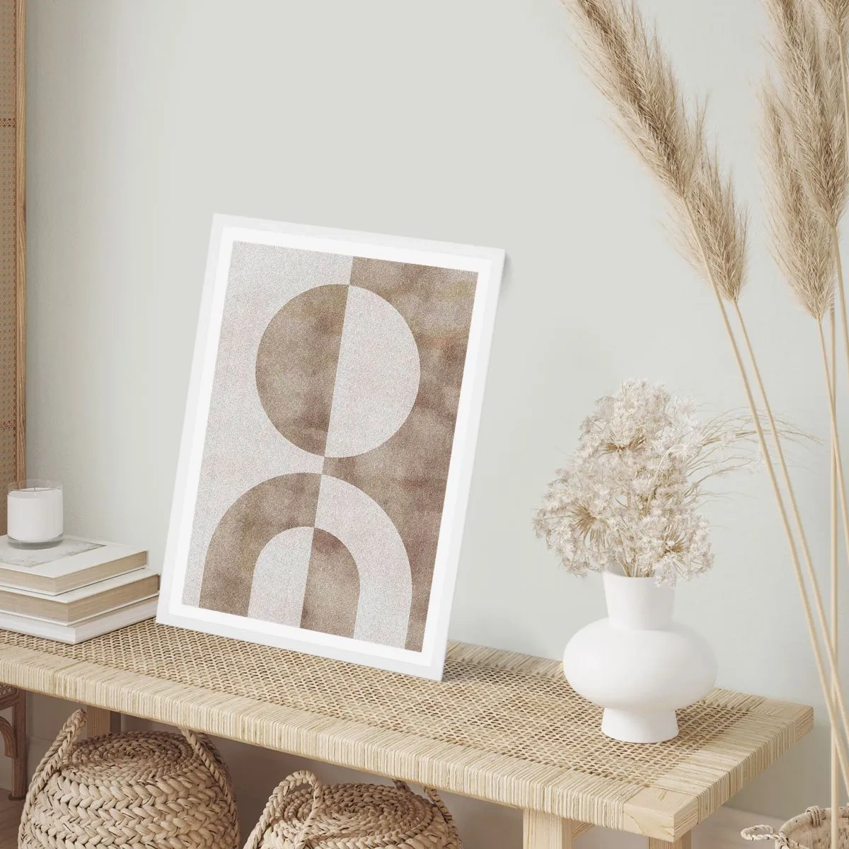 Plakat i hvid ramme - Ligheder og forskelle - 61x91 cm