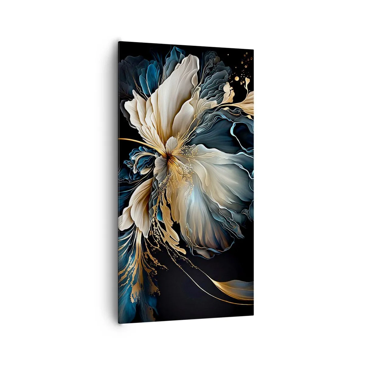 Lærredstryk - Billede på lærred - Eventyrlig bregneblomst - 65x120 cm