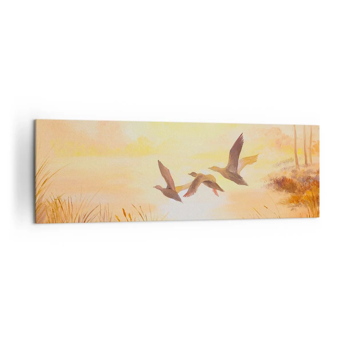 Lærredstryk - Billede på lærred - Starten på en lang rejse - 160x50 cm
