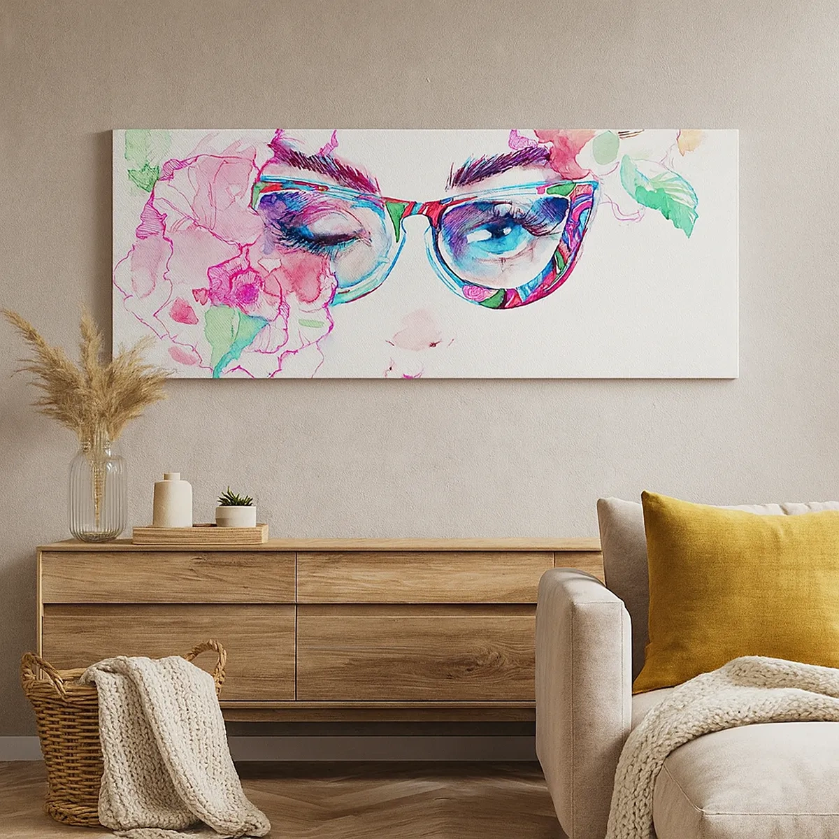 Lærredstryk - Billede på lærred - Et fristende løfte - 30x30 cm