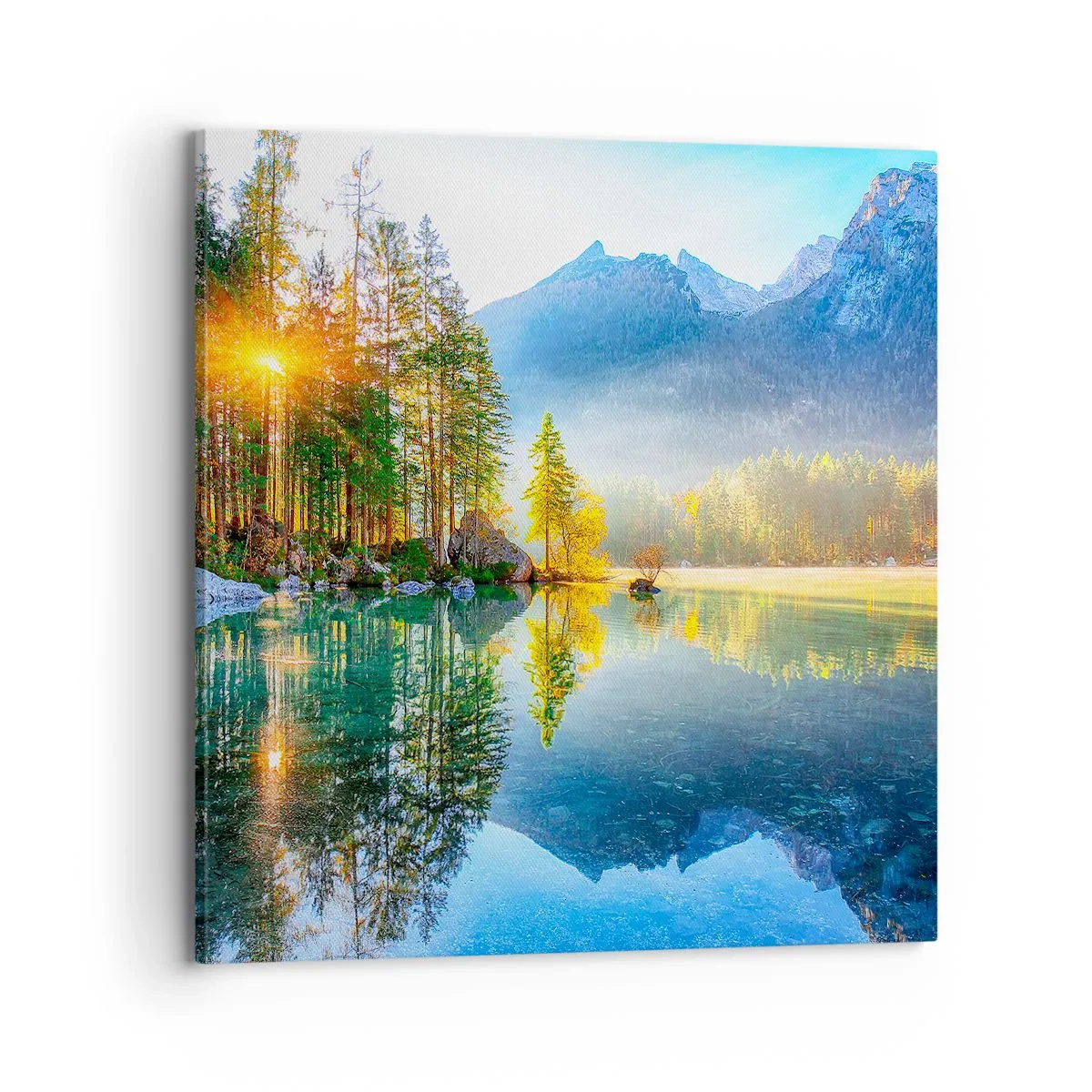 Lærredstryk - Billede på lærred - Majestæt og sødme - 70x70 cm