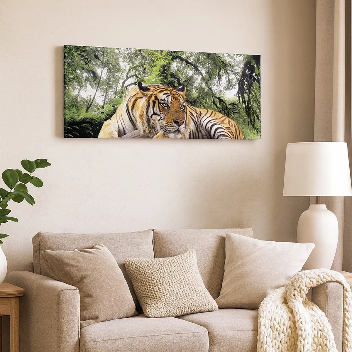 Lærredstryk - Billede på lærred - Med venlig hilsen - 30x30 cm