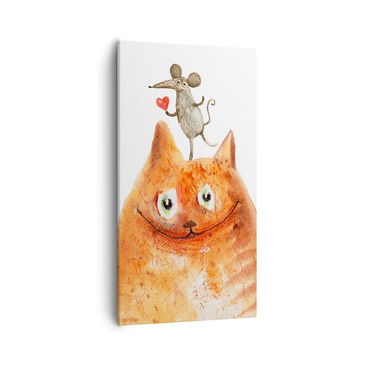 Lærredstryk - Billede på lærred - Kærlighedens paradokser - 55x100 cm