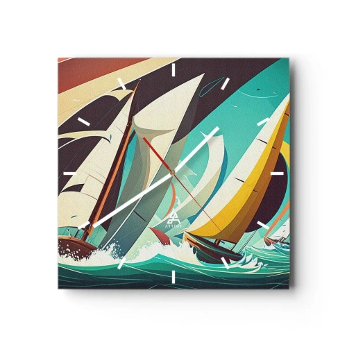 Vægur, Uret - Tæt på og personligt med elementerne - 40x40 cm