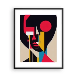 Plakat i sort ramme - Hendes indre verden - 40x50 cm