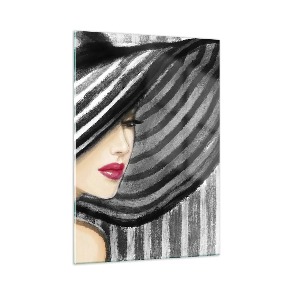 Billede på glas - Hvor kan jeg finde dig? - 50x70 cm