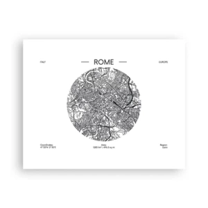 Plakat - Anatomi af Rom - 50x40 cm