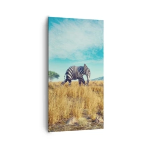 Lærredstryk - Billede på lærred - Grå er ikke længere på mode - 65x120 cm