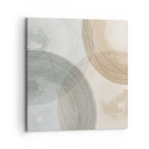 Lærredstryk - Billede på lærred - Gennemtrængning af verdener - 70x70 cm