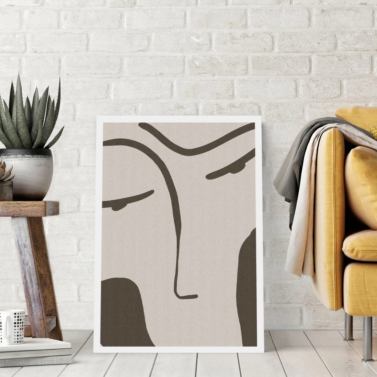 Plakat - Som fra et Modigliani-maleri - 30x40 cm