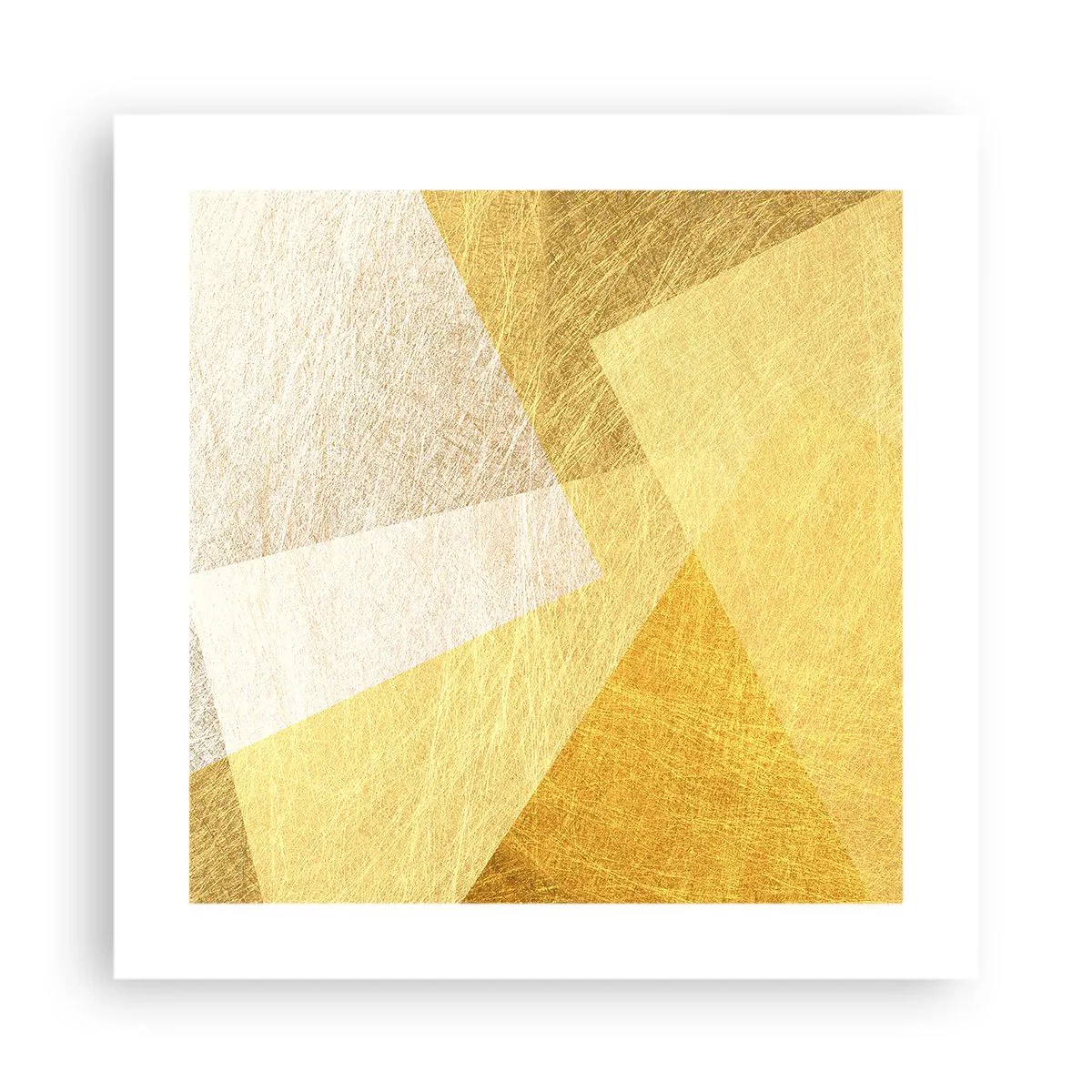 Plakat - Geometriens vejr - 40x40 cm