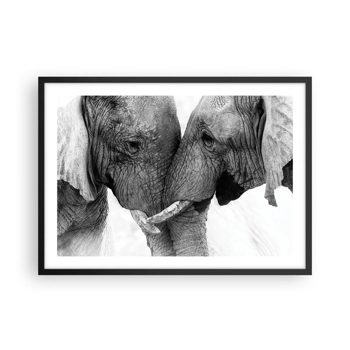 Plakat i sort ramme - Hjertelig tilståelse - 70x50 cm