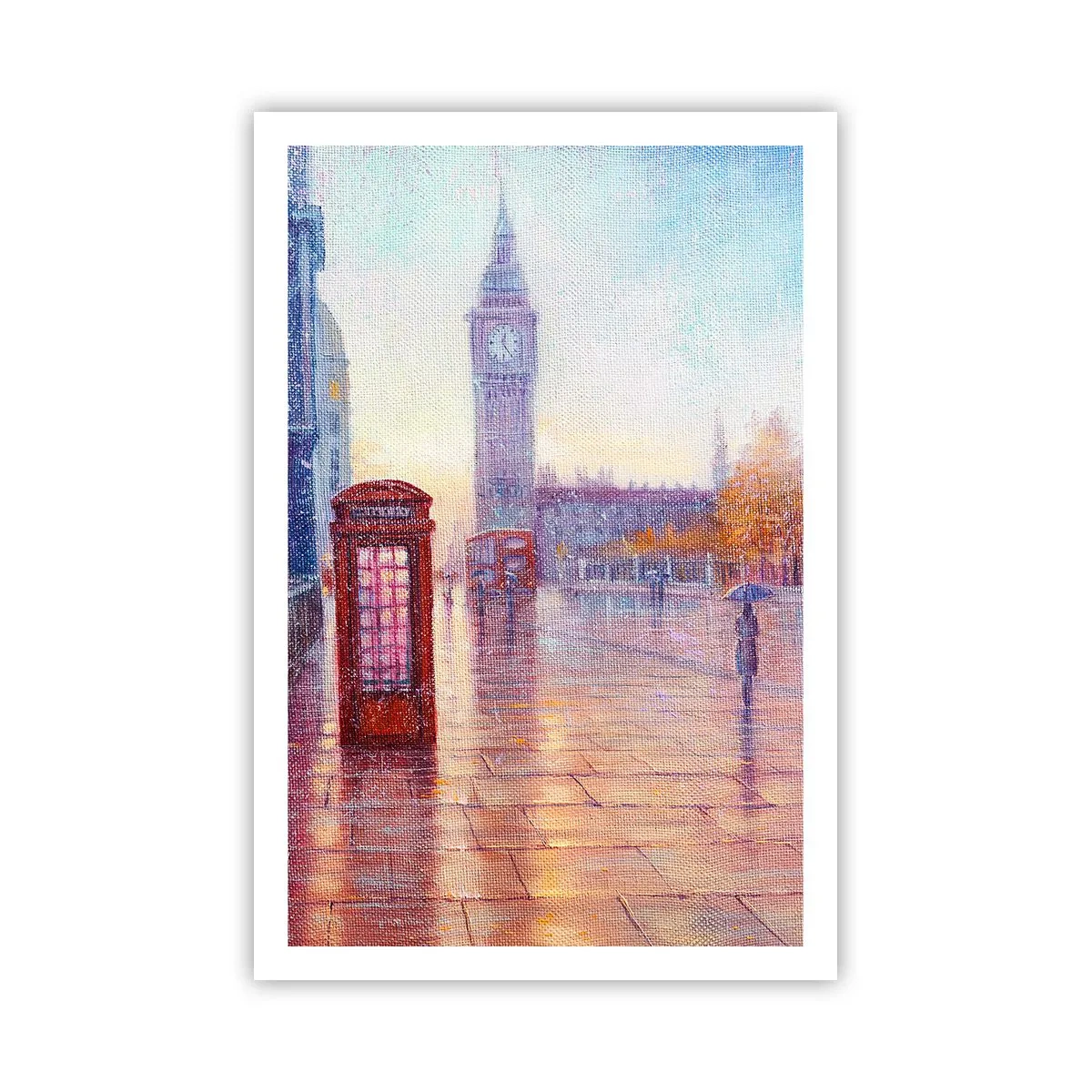 Plakat - En efterårsdag i London - 61x91 cm