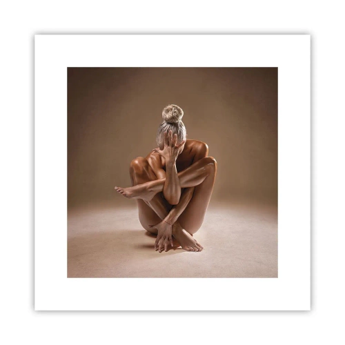 Plakat - Enhed mellem krop og ånd - 30x30 cm