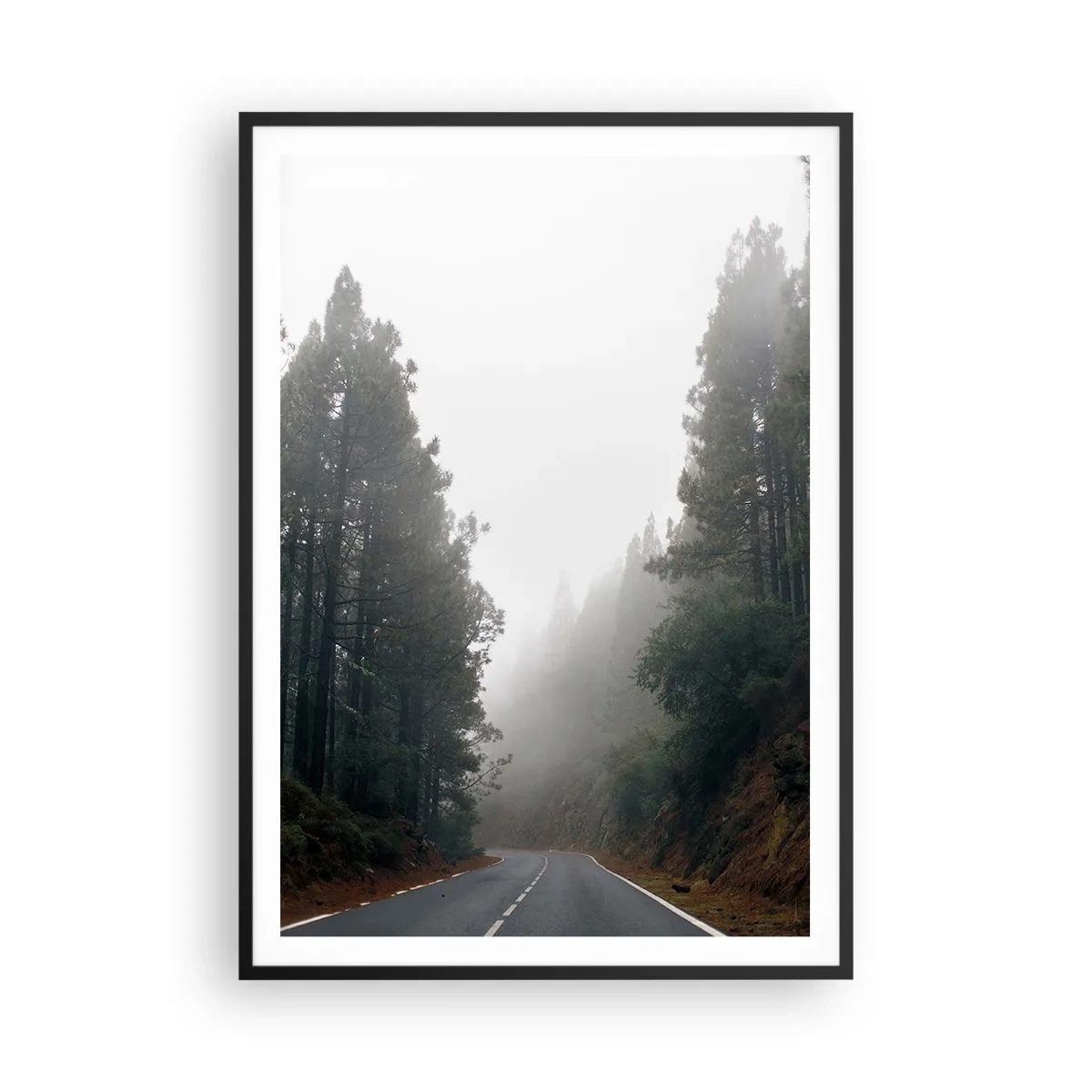 Plakat i sort ramme - En fortælling om en magisk skov - 70x100 cm