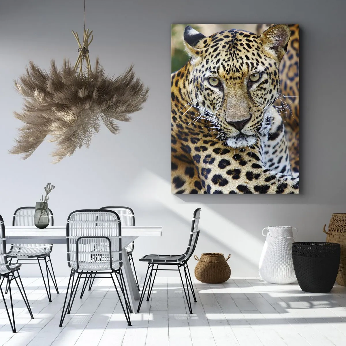 Lærredstryk - Billede på lærred - Vild og rolig - 50x70 cm