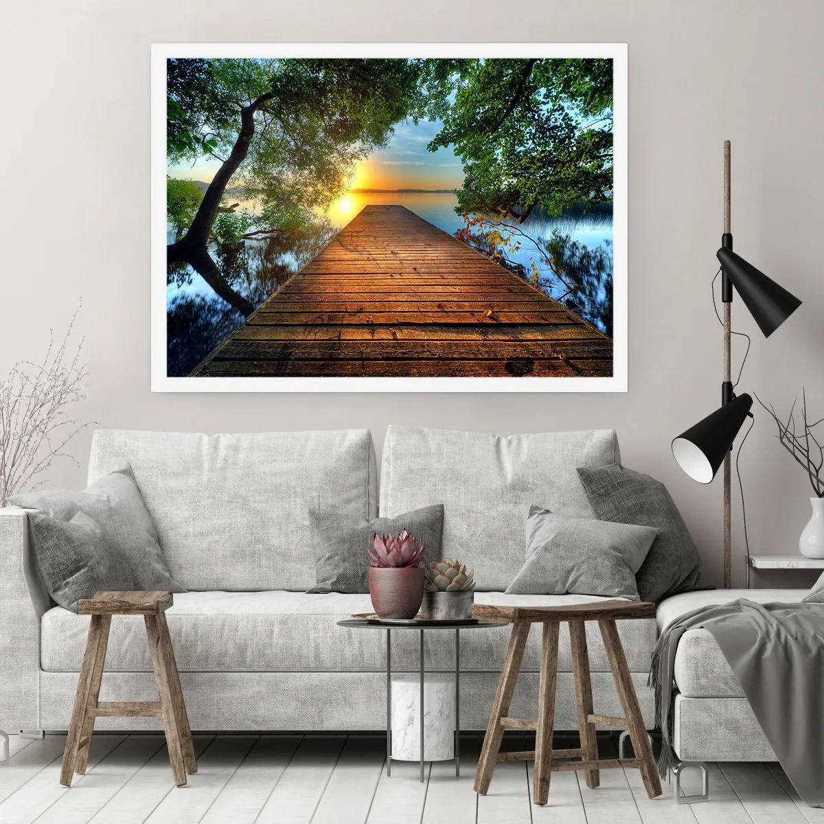 Plakat - Tag dig god tid, sæt dig ned - 91x61 cm