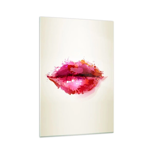 Billede på glas - En mere rød nuance af rød - 70x100 cm