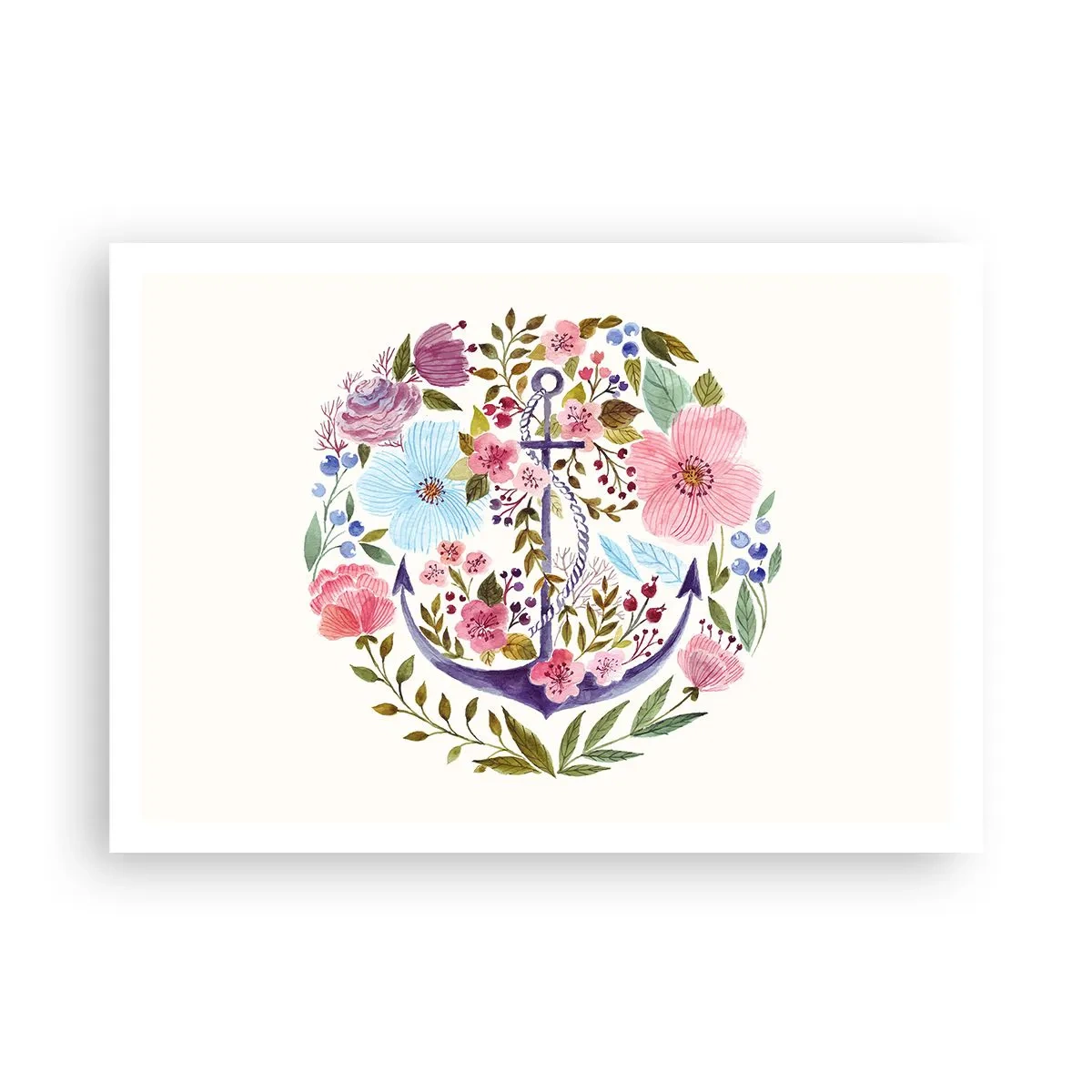 Plakat - En sømands gode nattesøvn - 100x70 cm