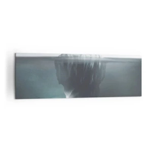 Lærredstryk - Billede på lærred - Undervands-mysterium - 160x50 cm