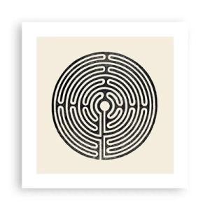 Plakat - Mystisk orden - 40x40 cm