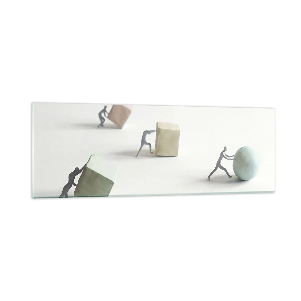 Billede på glas - Selve livet - 90x30 cm