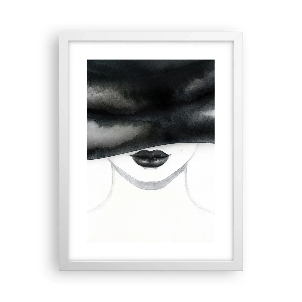 Plakat i hvid ramme - Et sensuelt mysterium - 30x40 cm